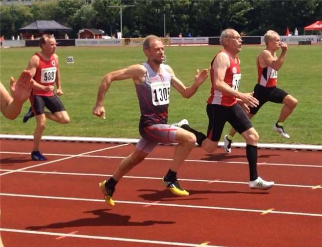 Bei der Senioren-DM vorne mit dabei 