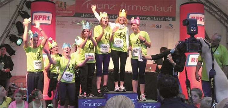 Mit „Geburtstagskrone“ über die Strecke