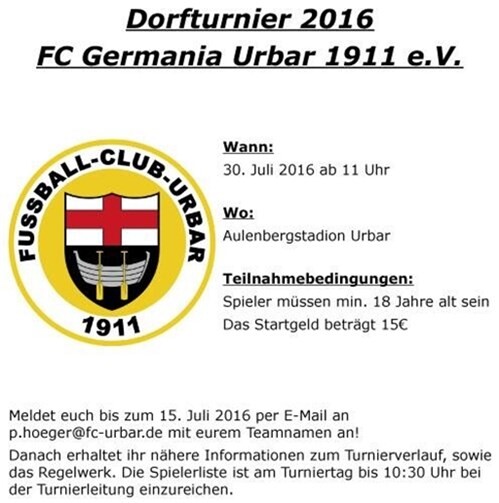 Dorfturnier in Urbar