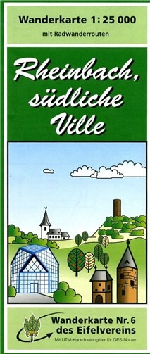 Neu: Wanderkarte Rheinbach südliche Ville