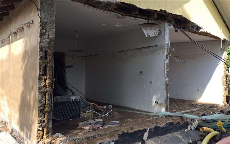 Starkregenereignis zerstörte ganzes Haus 