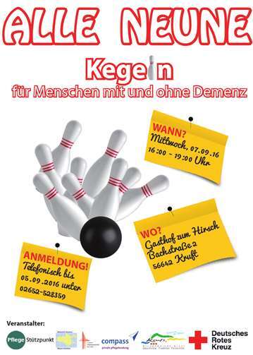 Kegeln für Menschen mit und ohne Demenz 