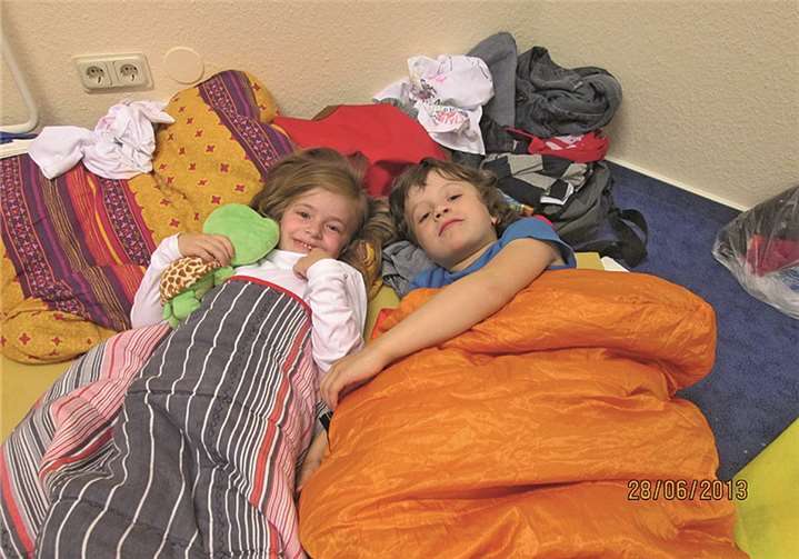 Die schlauen A-B-C-Füchse übernachteten im Haus für Kinder 