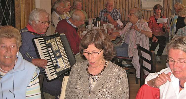Bei Freunden zu Besuch 