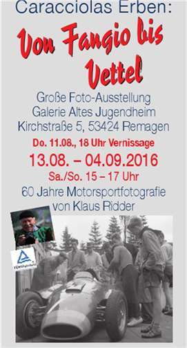 -115 Jahre „Caratsch“ - 60 Jahre Motorsportfotografie 