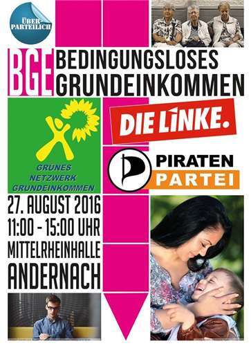 Es geht um das Bedingungslose Grundeinkommen 