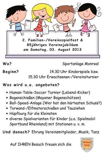 Events für große und kleine Fußballfans 