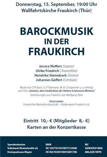 Barockmusik in der Fraukirch 