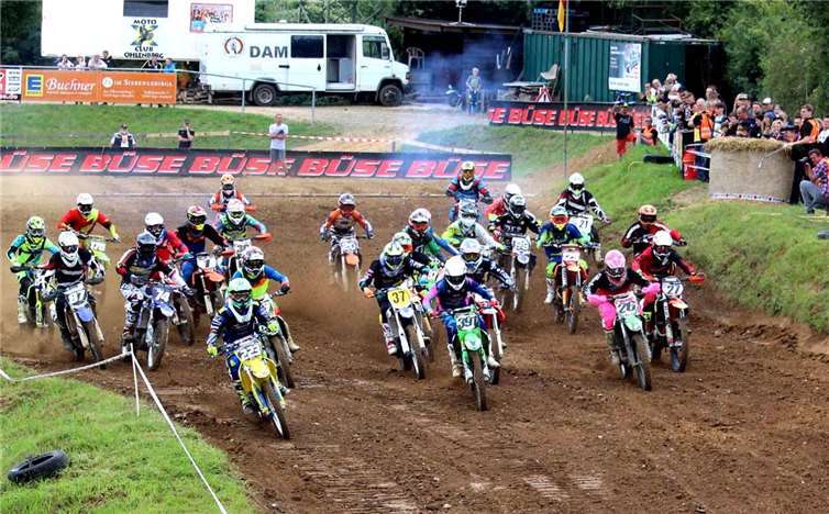 Elite des Motocross-Sports traf aufeinander 
