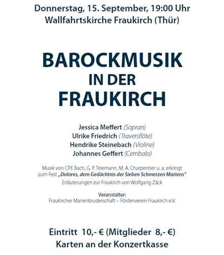 Barockmusik in der Fraukirch