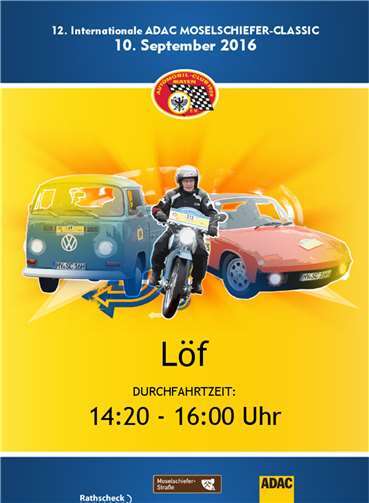 Moselschiefer-Classic 2016 rollen durch Löf… 