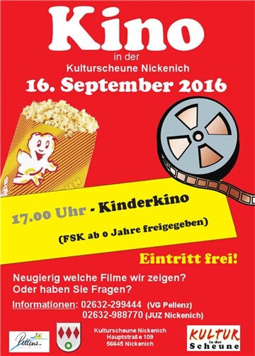 „Film ab“ heißt es am 16. September