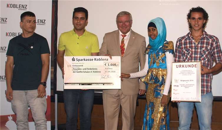 Feierliche Preis-Verleihung 