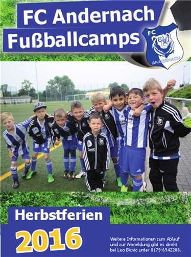 Fußball mit Spaß in den Herbstferien