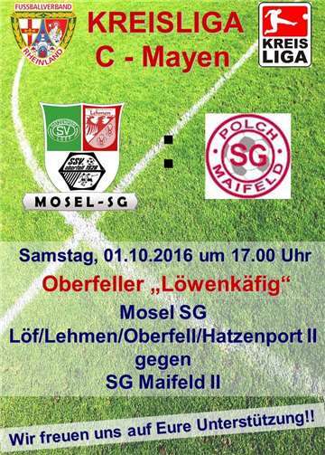 Heimspiel gegen die SG Maifeld II 