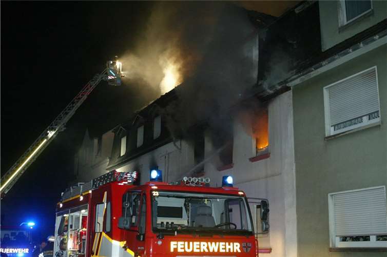 Vollbrand eines Wohnhauses in Andernach 