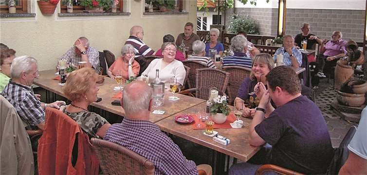 Biergarten-Treffs 2013 mit großer Resonanz