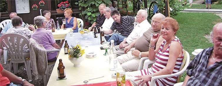 Biergarten-Treffs 2013 mit großer Resonanz 