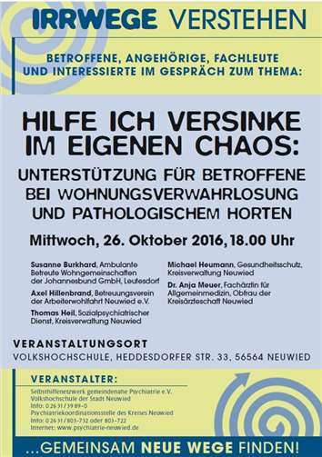 „Hilfe, ich versinke im eigenen Chaos“ 