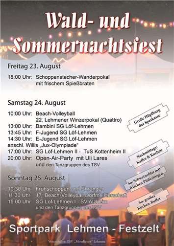 Wald- und Sommernachtsfest 2013 