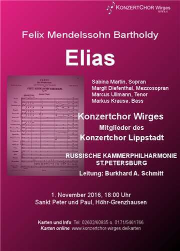 Chorkonzert steigt am 1. November 