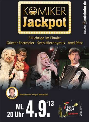 Wer holt den Komiker-Jackpot? 