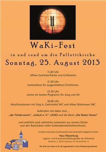 WaKi-Fest in und um die Pallottikirche
