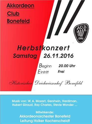 Traditionelles Herbstkonzert