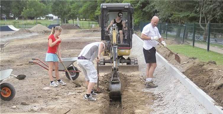 500 Tonnen Sand fanden ihre Bestimmung 