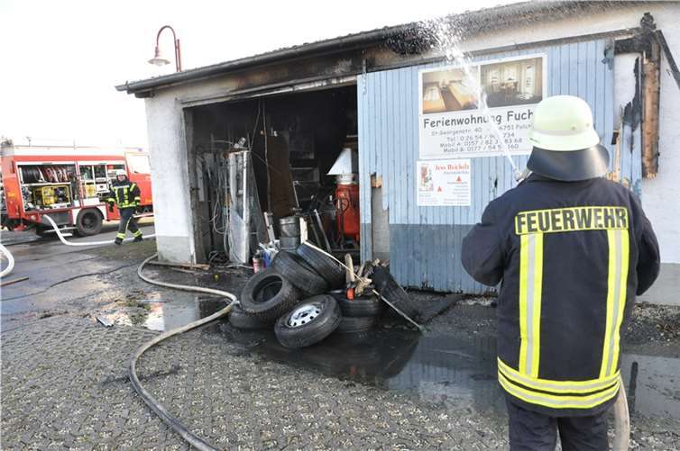 Polch: Brand in Schuppen 