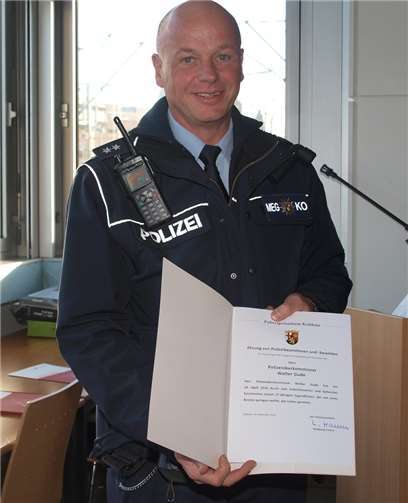 Ehrung für Polizeibeamtinnen und Polizeibeamte für herausragendes Engagement 