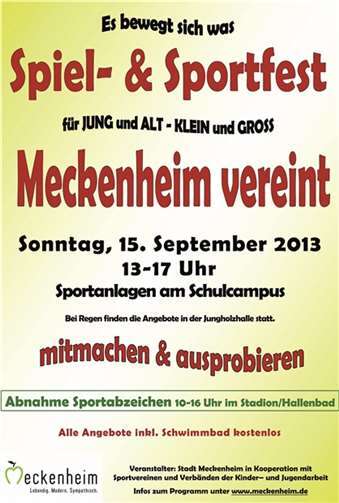 Spiel- und Sportfest für Jung und Alt – Klein und Groß 