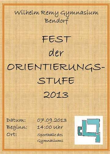 Orientierungsstufenfest