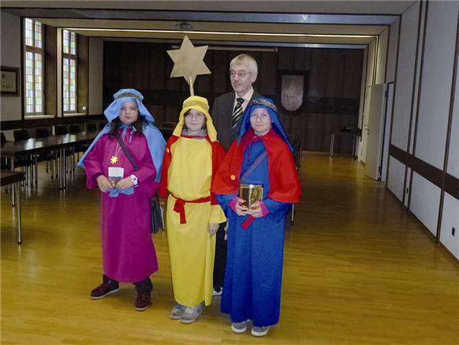Sternsinger im Rathaus 