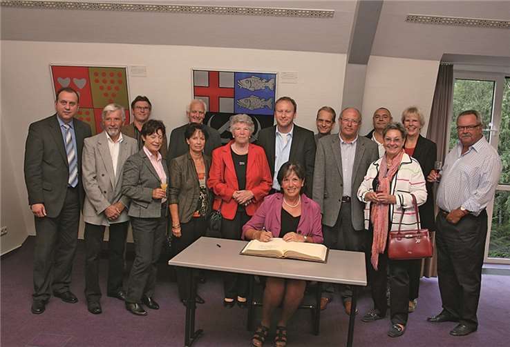 Deutsche Swin-Golf-Meisterin zu Gast im Rathaus