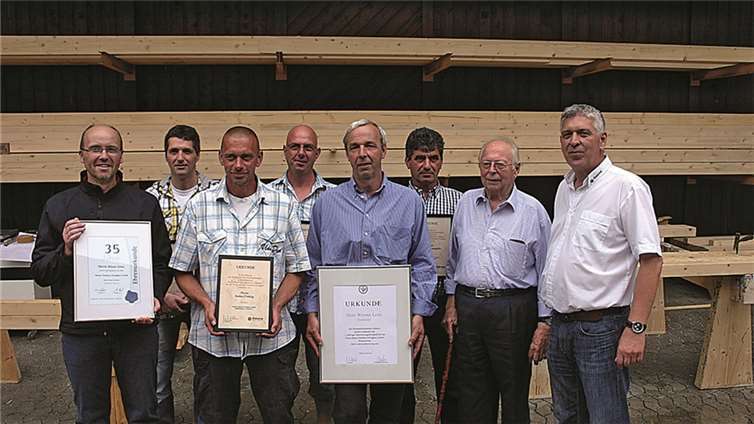 Seit vielen Jahren treu zur Firma 