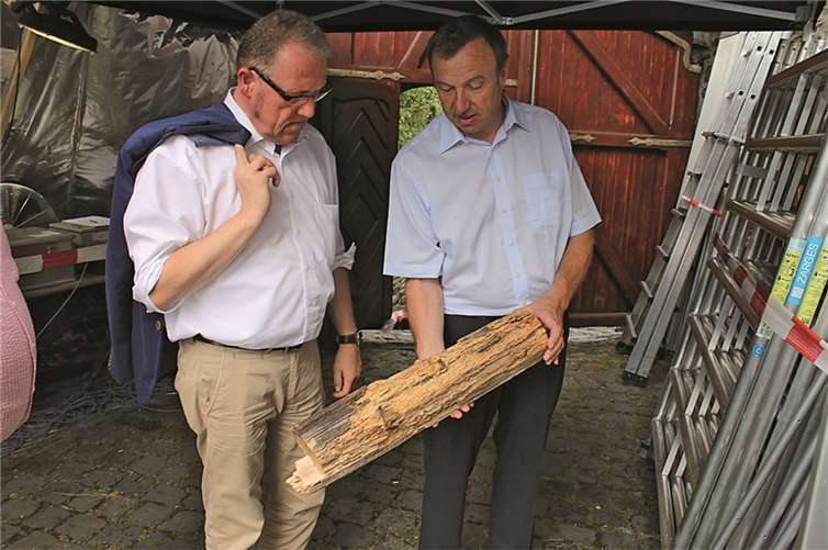 Sanierung der Burg Bischofstein fast abgeschlossen 