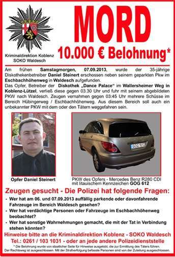 Mordmotiv weiterhin unklar