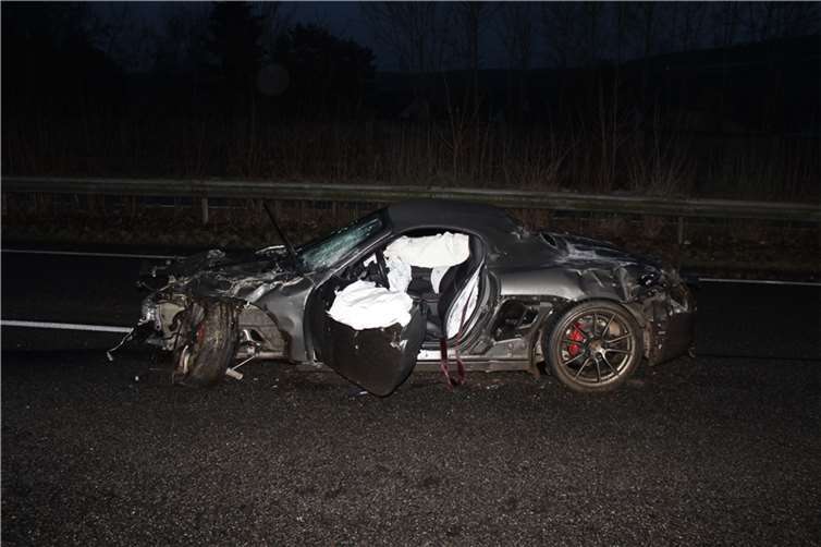 Verkehrsunfall mit einem Sachschaden von 60 000 Euro auf der Umgehung Heimersheim