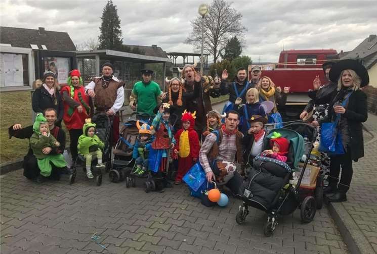 Gute Stimmung in Urbars Straßen 