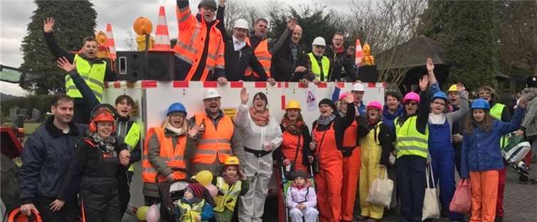 Gute Stimmung in Urbars Straßen 