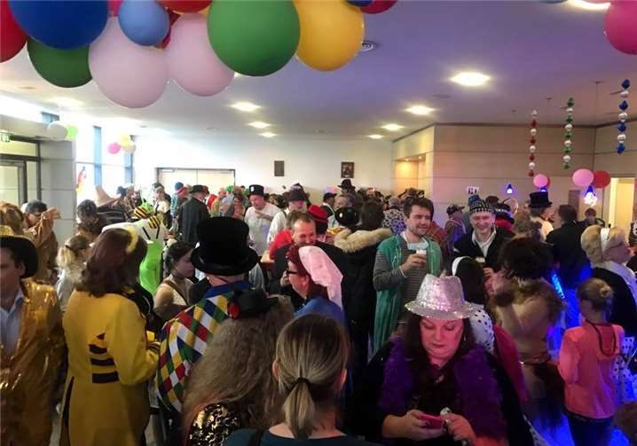 Gute Stimmung in Urbars Straßen 