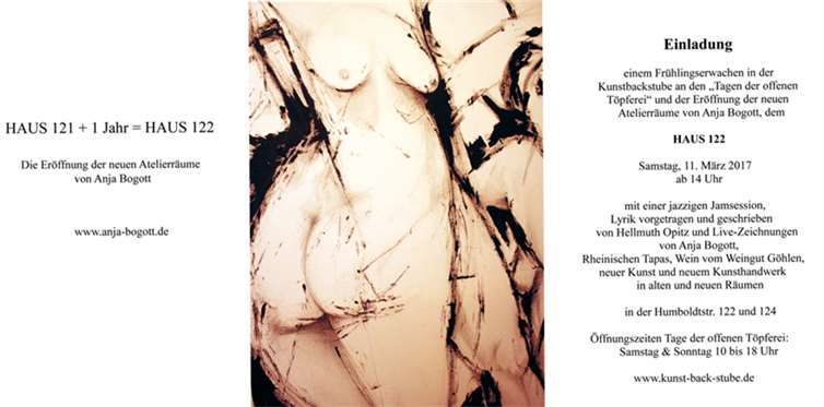 HAUS 121 + ein Jahr = HAUS 122 