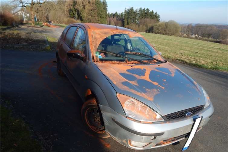 Ungewöhnlicher Unfall in Horhausen