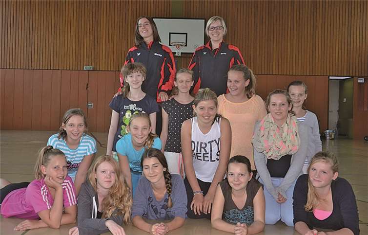 Eifrige Jugend bereitet sich vor 