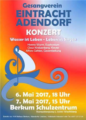 Wasser ist Leben – Leben ist Singen