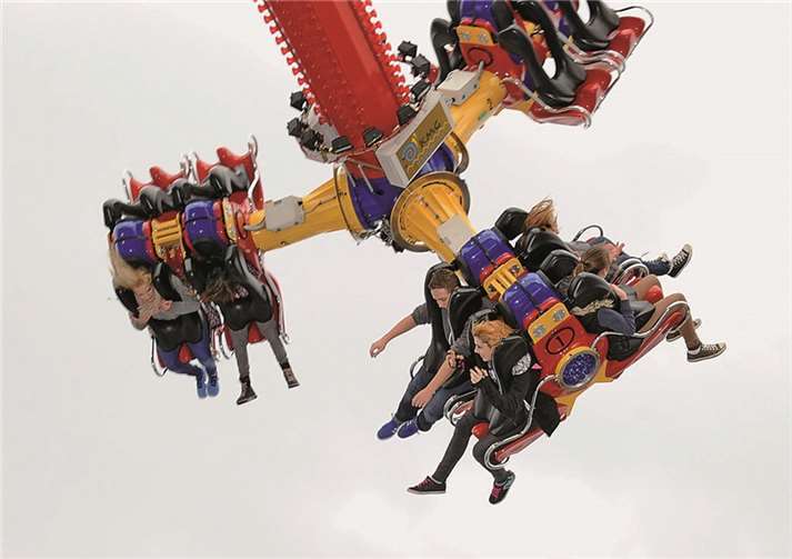 Nach dem zweiten Schlag floss das Bier 