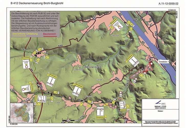 Sperrung der Gemeindestraße „Im Lammertal“