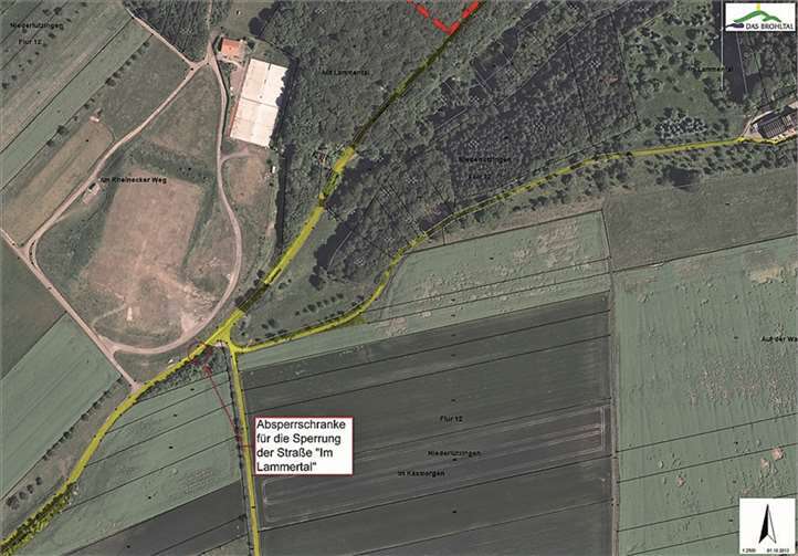 Sperrung der Gemeindestraße „Im Lammertal“ 