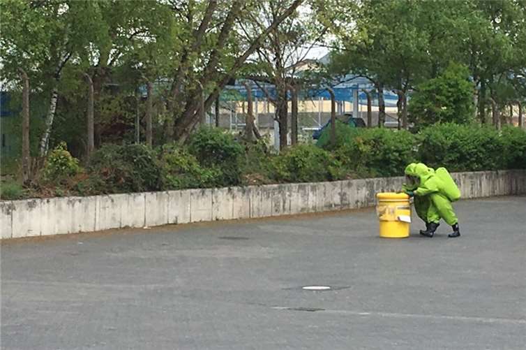 Mülheim-Kärlich: Gefahrstoff falsch gelagert 